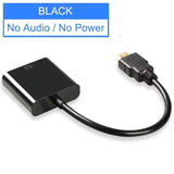 HD 1080P HDMI To VGA Cable Converter With Audio Power Supply HDMI Male To VGA Female Converter Adapter for Tablet Laptop PC TV