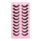 Faux mink eyelashes natural 3d mink lashes makeup volume false eyelashes in bulk cilio H13 E-08
