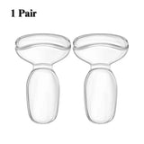 Soft Silicone Heel Grips Anti-Chafing Heel Protectors Cushion Pads for Women High Heels Comfortable Half Size Shoe Inserts