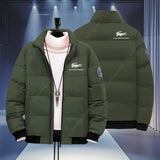 Wall Street Crocodile Winter Coats Men's Puffer Jackets Thick Warm Bomber Jackets Parkas Down Jackets Men's Winter Jackets New