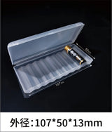 10 Slot Battery Storage Box Transparent 1PCS Battery Storage and Organizing Box for AAA/AA Plastic Battery Organizer Accessories