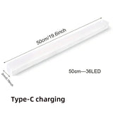 Motion Sensor Lamp Night Light Wireless LED USB Type C Rechargeable Lamp for Kitchen Cabinet Bedroom Wardrobe Staircase Lighting