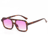 Hiking Camping 2024 New Double Beam Anti Light Glasses Personalized Small Frame Retro Glasses Y2K UV400 Outdoor Glasses Female