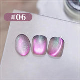 MIANEL Blue Tears Cat Eye Nail Polish Unique Blue Color and Magnetic Powder Create a Dreamy and Romantic Blue Nail Art Effect