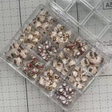 120PCS Box Mixed Hello Kitty 3D Nail Charms Cute Cartoon Resin Ornaments Kawaii DIY Nail Art Manicure Decor Accessories