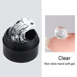 5G Crystal Soft Solid Extension Nail Gel Clear NudePink Aerylie Carving Flower Jelly shaping DlY Model Manicure