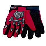 Kids Summer Full Finger Motorcycle Gloves Child Moto Luvas Motocross Leather Motorbike Guantes Children Kids Racing Moto Gloves