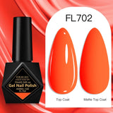 10ml Gel Nail Polish 162 Colors Nail Supplies Vernis Semi Permanent Nail Art Manicure Soak Off LED UV Gel Nail Varnishes Summer
