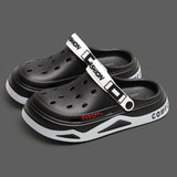 New fashion sandals Men's EVA casual comfortable hole garden shoes outdoor men's beach sandals indoor home unisex slippers