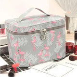 Large-capacity Makeup Bag with Multiple Compartments, Home and Travel Organizer for Toiletries and Cosmetics