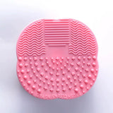 Silicone Makeup Brush Cleaner Folding Powder Puff Cleaning Bowl Eyeshadow Brushes Washing Soft Mat Beauty Tools Scrubber Box
