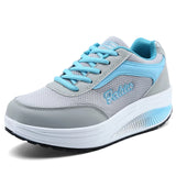 Women Breathable Lightweight Platform Walking Sneakers