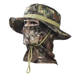 Outdoor UV Protection Boonie Hat with Face Neck Cover