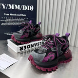 2026 Spring New Breathable and Versatile Fashionable Thick Bottom Anti Slip Casual Lightweight Forrest Dad Shoes for Women