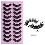 Fashion Russian Strip Lashes 2/5/10 Pairs 3D Mink Lashes Natural Eyelashes Dramatic False Eyelashes Wholesale Eyelash Extension