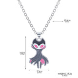 Game Hollow Knight Keychain The Grimm Theater Master Metal Keychain Pendant Game Peripheral Jewelry Unisex Keychain Pendant
