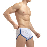 Men's Mesh Side Split Bodybuilding Workout Gym Running Shorts Men Sporstwear Soft Comfortable Breathable Underpants Sleepwear