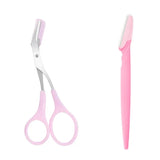 Eyebrow Trimmer Scissor Beauty Products for Women Eyebrow Scissors with Comb Beauty Scissors  Stainless Steel Makeup Accessories