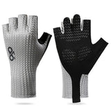 GTUBIKE Summer Breathable Half Finger Cycling Gloves Ultralight Road Bike Gloves Anti-Slip Silicone Pad Cooling Sport Gear