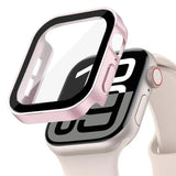 Screen Protector for Apple Watch 10 Case 46mm 42mm 45mm 44mm 41mm 40mm 44 Tempered Glass PC bumper Cover Series 7 8 9 SE 6 5 4