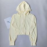 Women's Hooded Running Jacket Cycling Coat Yoga Jogging Shirt Tights Outdoor Sports Gym Clothing Running Wear Sportswear