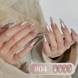 SHAKA 1-16pcs Flash Pure Lust Golden Light Heroine Cat Eye Gel Nail Polish Whitening Ice Transparent Autumn High-end Nail Art