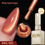 XEIJAYI 1pc 15ML Blue cat eye Nail Gel polish Semi Permanent Nail Art Soaking UV LED Nail Salon DIY Nail Salon Gel
