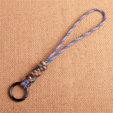 Outdoor Paracord Lanyard Survival Keychain for Men Women Handwoven Backpack Car Keyring Camping Hiking EDC Jewelry Accessories