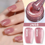 BORN PRETTY 83 Colors 10ml Jelly Nude Gel Nail Polish Autumn Amber Semi Transparent Manicure Soak off UV LED Nails Gel Varnish