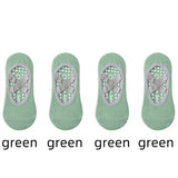 1/ 4Pair Professional Women Yoga Sock Silicone Anti-slip Ballet Pilates Socks Women Backless Breathable Bandage Yoga Sport Socks