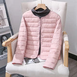 Women White Duck Down Slim Jackets 2025 New Arrivals Autumn Winter Warm Female Fashion Ultra Lightweight Packable Puffer Coats
