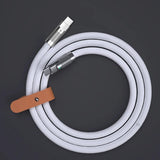 120w 6a Super Fast Charge PD Type C Liquid Silicone Cable Quick Charge 1M 2M Usb Cable Usb C to C Charger Cable