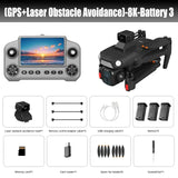 Lenovo Drone With screen RC 8K Professional HD Aerial Photography GPS Laser obstacle avoidance Three-axis gimbal Aircraft
