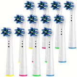 4/12/16Pcs Replacement Toothbrush Heads Compatible with Oral-B Braun Professional Electric Toothbrush Heads Brush Heads