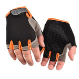 Men Cycling Bicycle Gloves Half Finger Gym Gloves Women Mitten Breathable Anti-slip Glove Fitness Sport Training Gloves