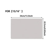 Microfiber Keyboard Dust Cover for MacBook Pro 15-16 inch Air 15 Dustproof Protective Cloth Ultra Thin Waterproof Keyboard Prote