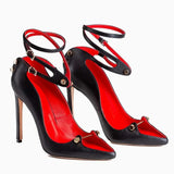 2026 Runway Women Pumps Crystal Metal Decoration High Heels Sandals For Women Luxury Designer Nightclubs Banquets Female Shoes