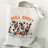 Women's Handbags Spooky Ghost Halloween Gift Canvas Shopping Bag Pumpkin Cute Ghost Halloween Tote Bags Retro Skeleton Handbags