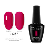 NAILCO 15ml Nails Art Gel Lack Polish Summer Hybrid Nail Varnish Manicure UV Top Coat Base HEMA TPO FREE Esmalte Nail Gel Polish
