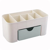 Nail Storage Box Plastic Drawer Style Easy to Clean Desktop Organization Large Capacity Cotton Swab Polishing Sand Strip Toolbox