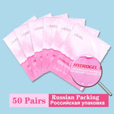 25/50/100Pairs Eye Patches Under Eyelash Pads for Building Paper Patches Lint Free Stickers for False Eyelashes LAUKISS
