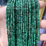 2x2mmNatural Colored Tourmaline Blue Tourmaline Faceted Cube Beads Square Stone Beads for JewelryDIY Making  Gemstone Loose Bea