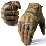 Touchscreen PU Leather Motorcycle Gloves Racing Pit Bike Riding Motorbike Moto Motocross Enduro Non-slip Protective Gear Men