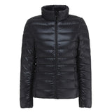 Women Spring Jacket Fashion Short Ultra Lightweight Packable Puffer Coats 15 Colors Female Down Warm Korean Slim Fit Parkas 5XL