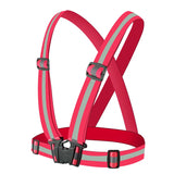 Outdoor Adjustable Safety Vests Night Walking Highlight Reflective Vest Lightweight Biking Safety Straps Running Jackets
