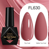 10ml Gel Nail Polish 162 Colors Nail Supplies Vernis Semi Permanent Nail Art Manicure Soak Off LED UV Gel Nail Varnishes Summer