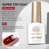 BORN PRETTY 10ml Base Gel Top Coat Rubber Gel Reinforcement Gel for Nails Tools Soak Off UV LED Nail Varnish Function Gel