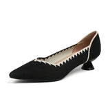 New Knitted Dress Shoes for Women Fashion Leopard Print Pointed Toe Shallow Designer Pumps Elegant Party Banquet Heels Ladies