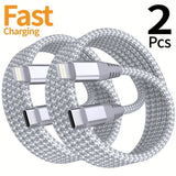 LAIHONEN 1 Pack MFi Certified USB C to Lightning Nylon Braided Fast Charging Cable 1M 2M 3M for iPhone 13 12 11 Pro Max