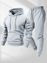 Men's Tracksuit Casual Hoodies Sweatshirts Suit Outdoors Gym Sports Jogging Clothing Autumn Winter Fashion Sweatpants 2 Pcs Sets